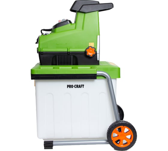 Измельчитель садовый PROCRAFT 2800 Вт, 45 мм, 60 об/мин, 55 л, валы PSL2800