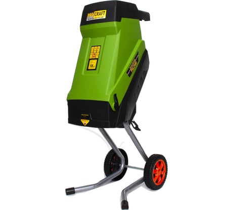 Измельчитель садовый PROCRAFT 2400 Вт, 45 мм, 4200 об/мин, 35 л, ножи PSL2400