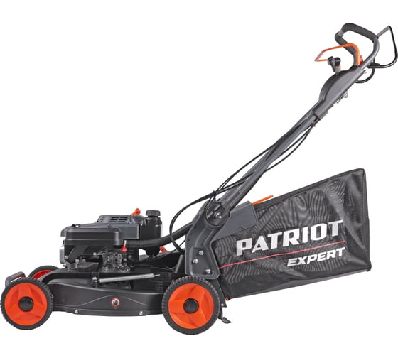Газонокосилка бензиновая PATRIOT PT 54AS, 53 см, самоходная(3 скорости), 7,5л.с., алюминиевая дека, карданная передача на редуктор колёс травосборник 75л 512109054
