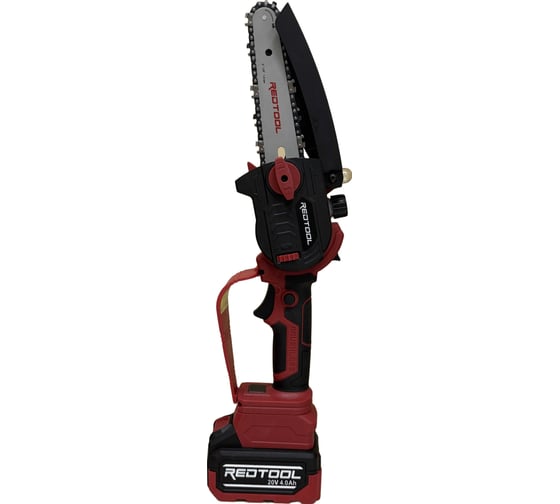 Аккумуляторная цепная пила REDTOOL BS-2125 20В, шина 6", максимальная режущая способность 150 мм RT 2125