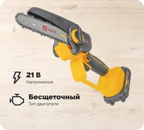 Мини-цепная пила аккумуляторная бесщеточная EDON ANS-21/8BL 25166