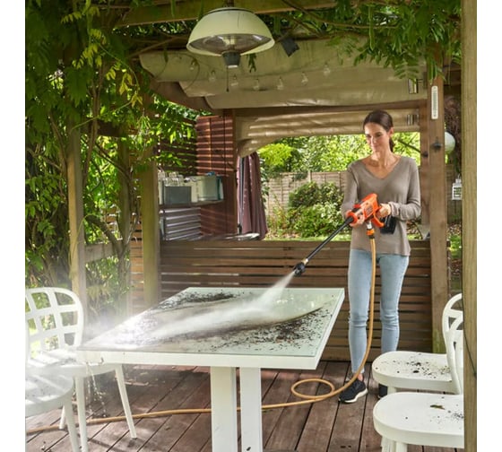 Аккумуляторная мойка высокого давления Black+Decker 18В BCPC18D1-QW