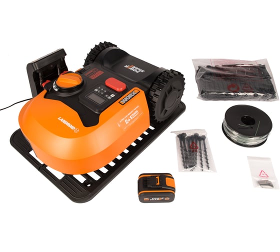 Роботизированная газонокосилка WORX Landroid M 1000 кв.м WR143E