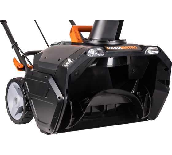 Аккумуляторный бесщеточный снегоуборщик WORX 2х4.0 А*ч, двойное ЗУ WG471E