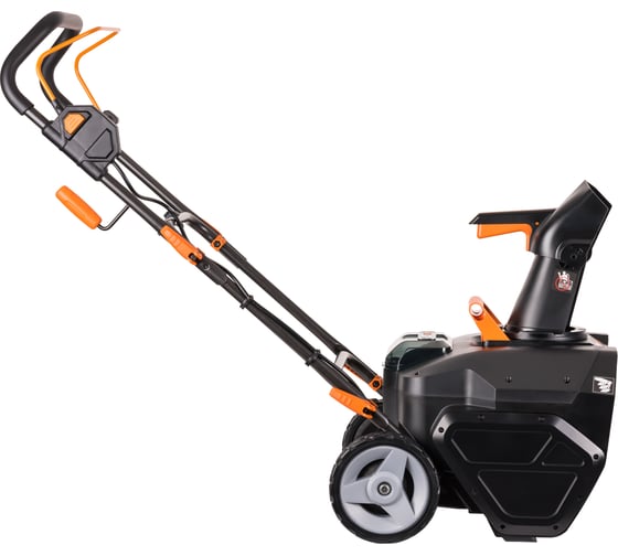 Аккумуляторный бесщеточный снегоуборщик WORX 2х4.0 А*ч, двойное ЗУ WG471E