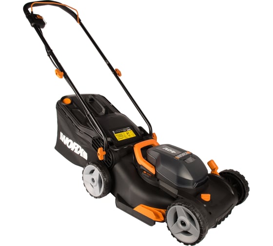 Аккумуляторная газонокосилка WORX WG743E.9 1