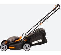 Аккумуляторная газонокосилка WORX 2х20В, 2 АКБ 4 А*ч, двойное ЗУ WG743E 16451705