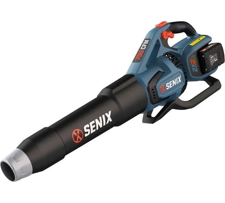 Воздуходувка аккумуляторная SENIX 2X2 40V, 216 км/ч, 2 акб ,1 зу, BLAX2-M2-EU