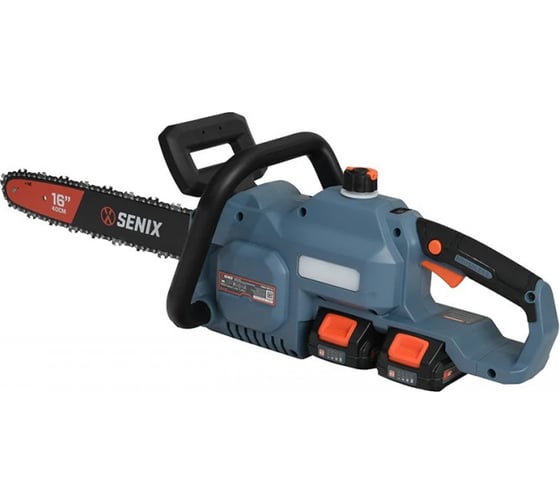 Пила цепная аккумуляторная SENIX 2X2 40V, 40 см, без акб и зу, CSX2-M2-EU-0