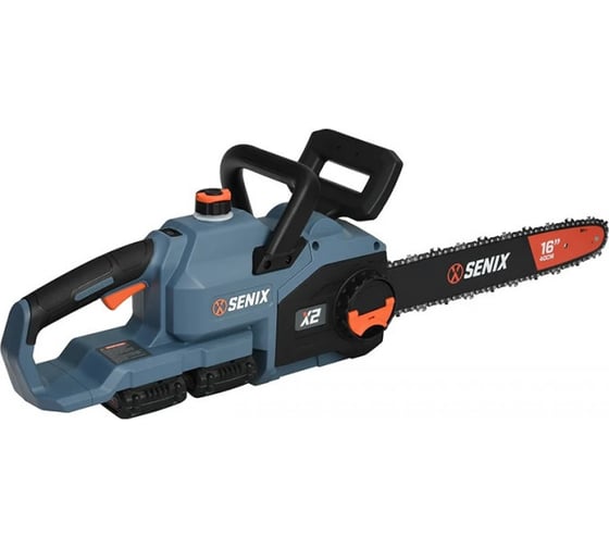 Пила цепная аккумуляторная SENIX 2X2 40V, 40 см, без акб и зу, CSX2-M2-EU-0