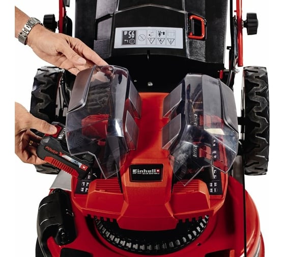 Аккумуляторная газонокосилка Einhell PXC GE-CM 36-47 S HW Li 4x4.0 А*ч 3413200