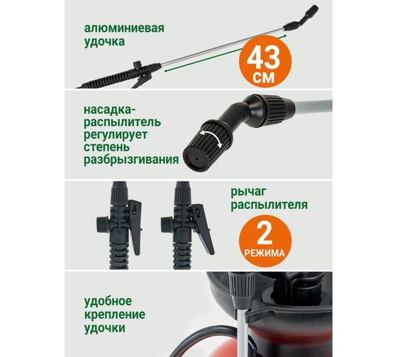 Опрыскиватель ООО "Аквапласт" Гидроагрегат 6 л Р1-00000974