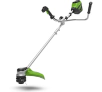 Бесщеточный аккумуляторный триммер Greenworks GD60BCB 60V, с АКБ 6 А*ч и ЗУ 2108407UF
