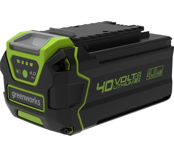 Бесщеточная аккумуляторная газонокосилка Greenworks GD40LM46HP 40 В, с 1 АКБ 4 А*ч и ЗУ 2514407UB