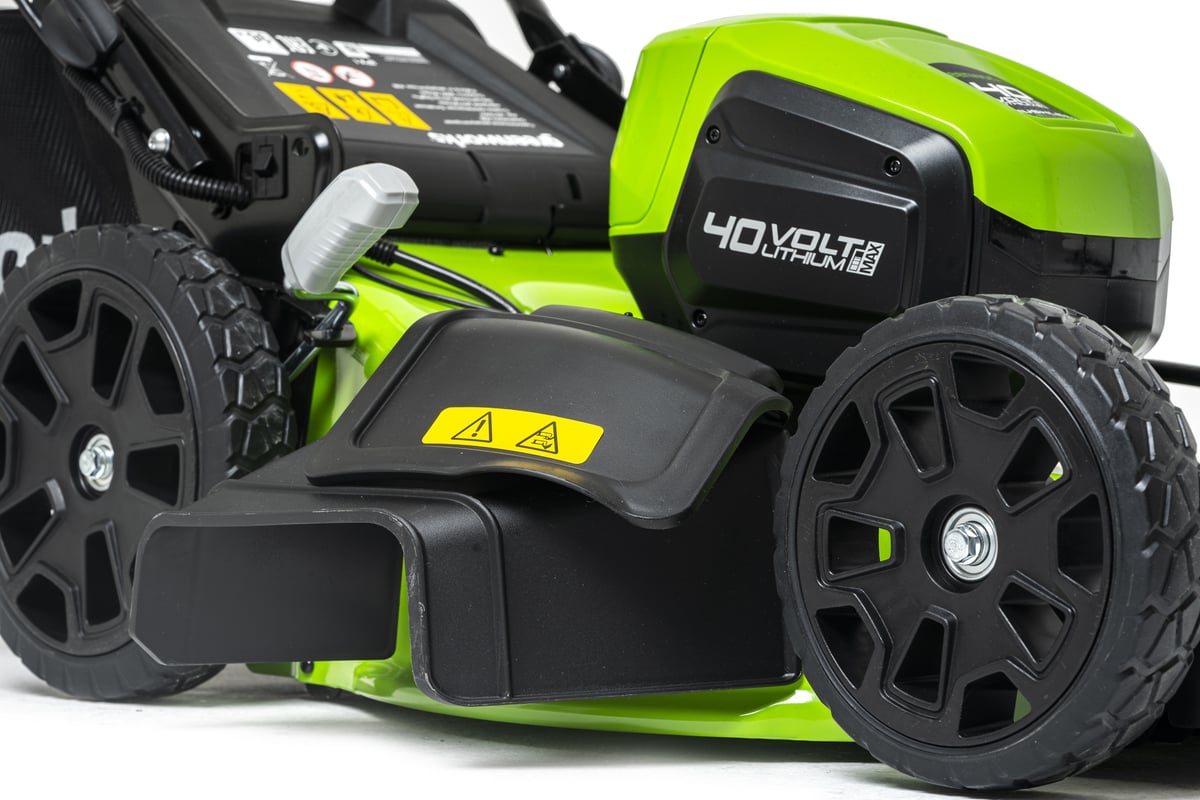 Бесщеточная аккумуляторная газонокосилка Greenworks GD40LM46HP 40 В ...