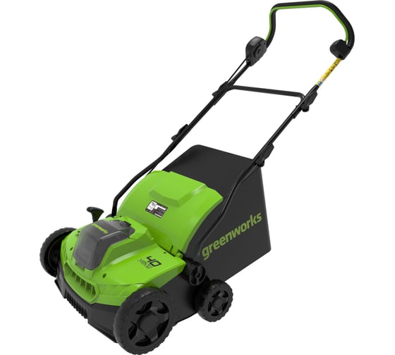 Бесщеточный аккумуляторный аэратор-скарификатор Greenworks GD40SC36 40 В, с АКБ 4 А*ч и ЗУ 2511507UB