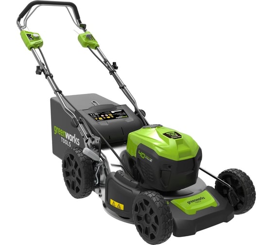 Бесщеточная самоходная аккумуляторная газонокосилка Greenworks GD40LM46SP 40 В, с 1 АКБ 4 А*ч и ЗУ 2506807UB
