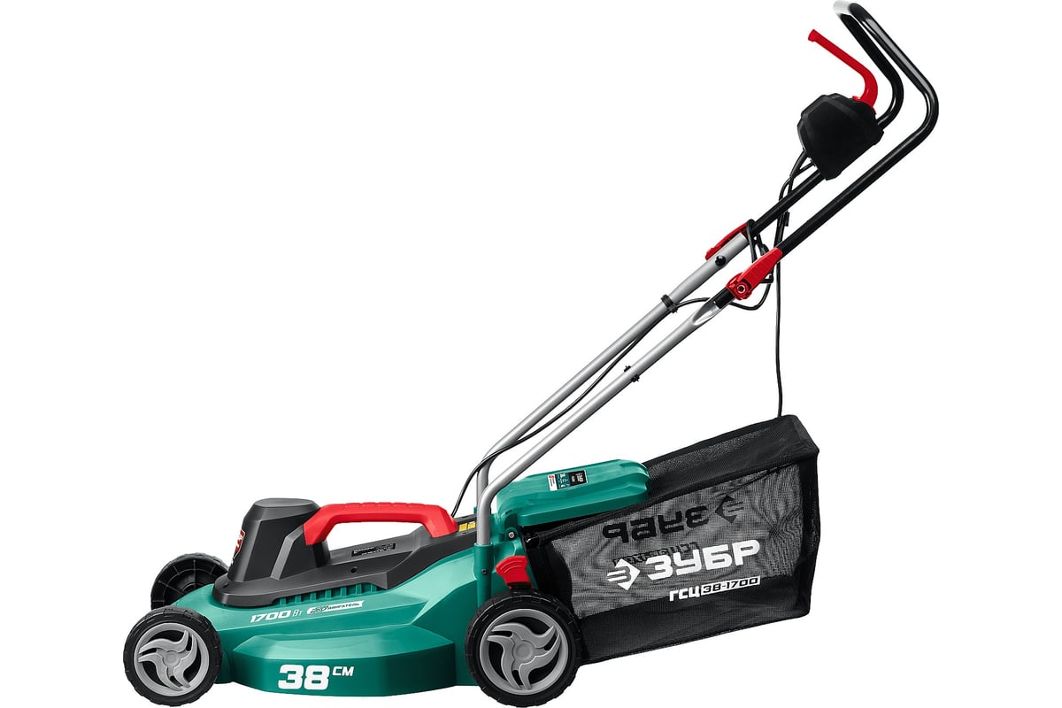 Сетевая газонокосилка ЗУБР 1700 Вт ГСЦ-38-1700 - выгодная цена, отзывы ...