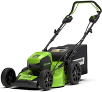 Бесщеточная самоходная аккумуляторная газонокосилка Greenworks GD60LM51SP 60 В, c АКБ 4 А*ч и ЗУ 2514307UB
