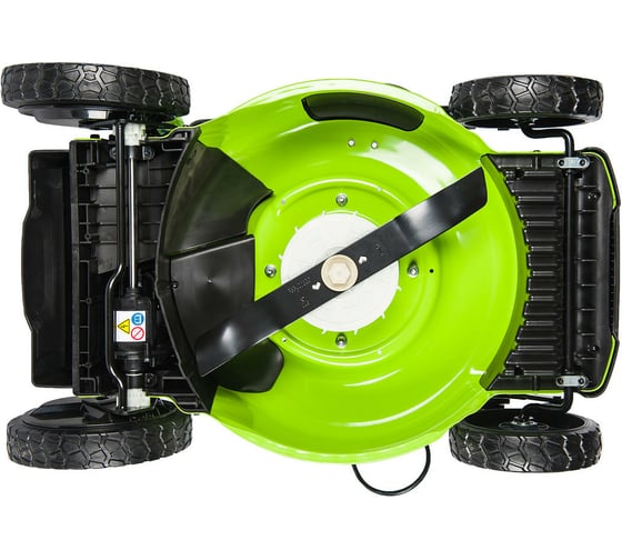 Бесщеточная самоходная аккумуляторная газонокосилка Greenworks GD60LM51SP 60 В, c АКБ 4 А*ч и ЗУ 2514307UB