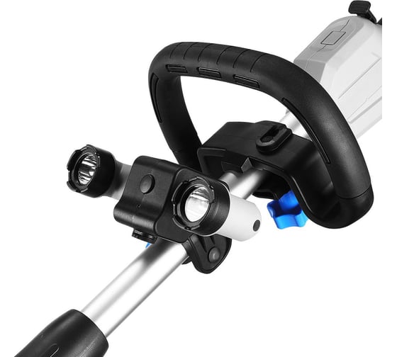 Снегоуборщик аккумуляторный DEKO ST402-6, 2х20В, 2х6.0Ач со съемной фарой DKHL01 2.0Ач 083-4444