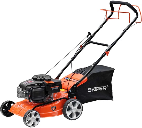 Газонокосилка бензиновая SKIPER GW401S 40 см, самоходная, Loncin 4 лс, сталь. дека, травосб. 45 л, нож 00-00014770