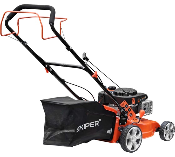 Газонокосилка бензиновая SKIPER GW401S 40 см, самоходная, Loncin 4 лс, сталь. дека, травосб. 45 л, нож 00-00014770