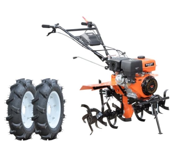 Мотоблок SKIPER SP-1600SE EXPERT + колеса BRADO 7.00-12 (комплект) 00-00023838