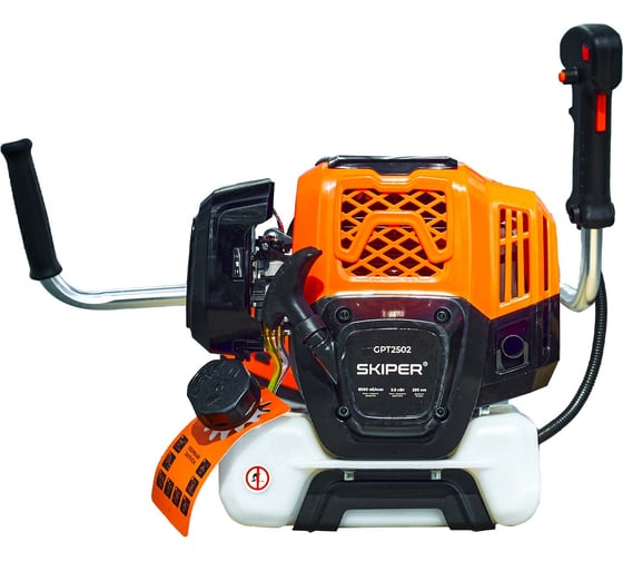 Мотокоса SKIPER GTP2502 (2.5 кВт, autocut25, диск40Т, двуплечный ремень, лёгк.старт, разборн. штанга) 00-00024968