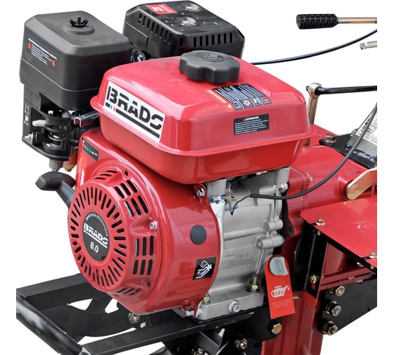 Культиватор BRADO GM-850S 8 л.с., без ВОМ, пониженная передача, 3+1, без колёс 00-00007480