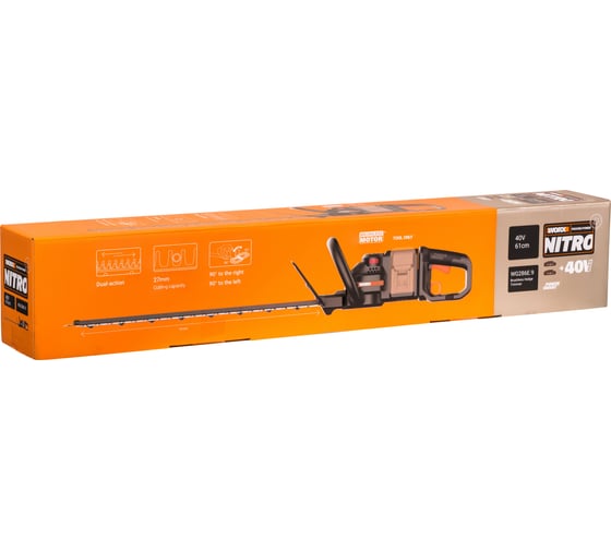 Кусторез аккумуляторный бесщёточный WORX 40В, 61 см, без АКБ и ЗУ WG286E.9