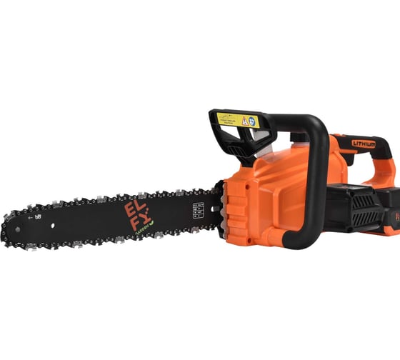 Пила цепная аккумуляторная ELFY 36В, 12", АКБ 2x4.0Ач, ЗУ 2x2.4А ESC3612CBPS
