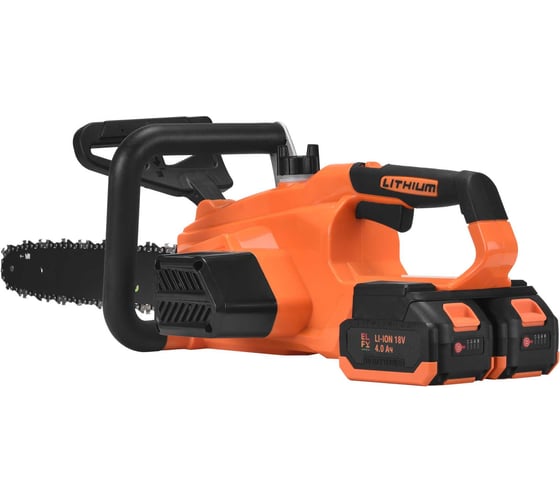 Пила цепная аккумуляторная ELFY 36В, 12", АКБ 2x4.0Ач, ЗУ 2x2.4А ESC3612CBPS