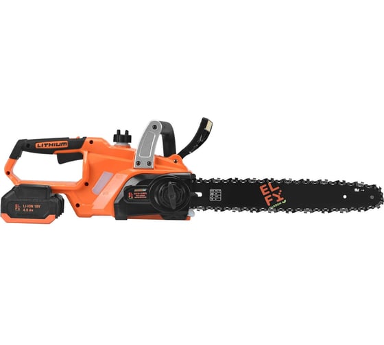 Пила цепная аккумуляторная ELFY 36В, 12", АКБ 2x4.0Ач, ЗУ 2x2.4А ESC3612CBPS