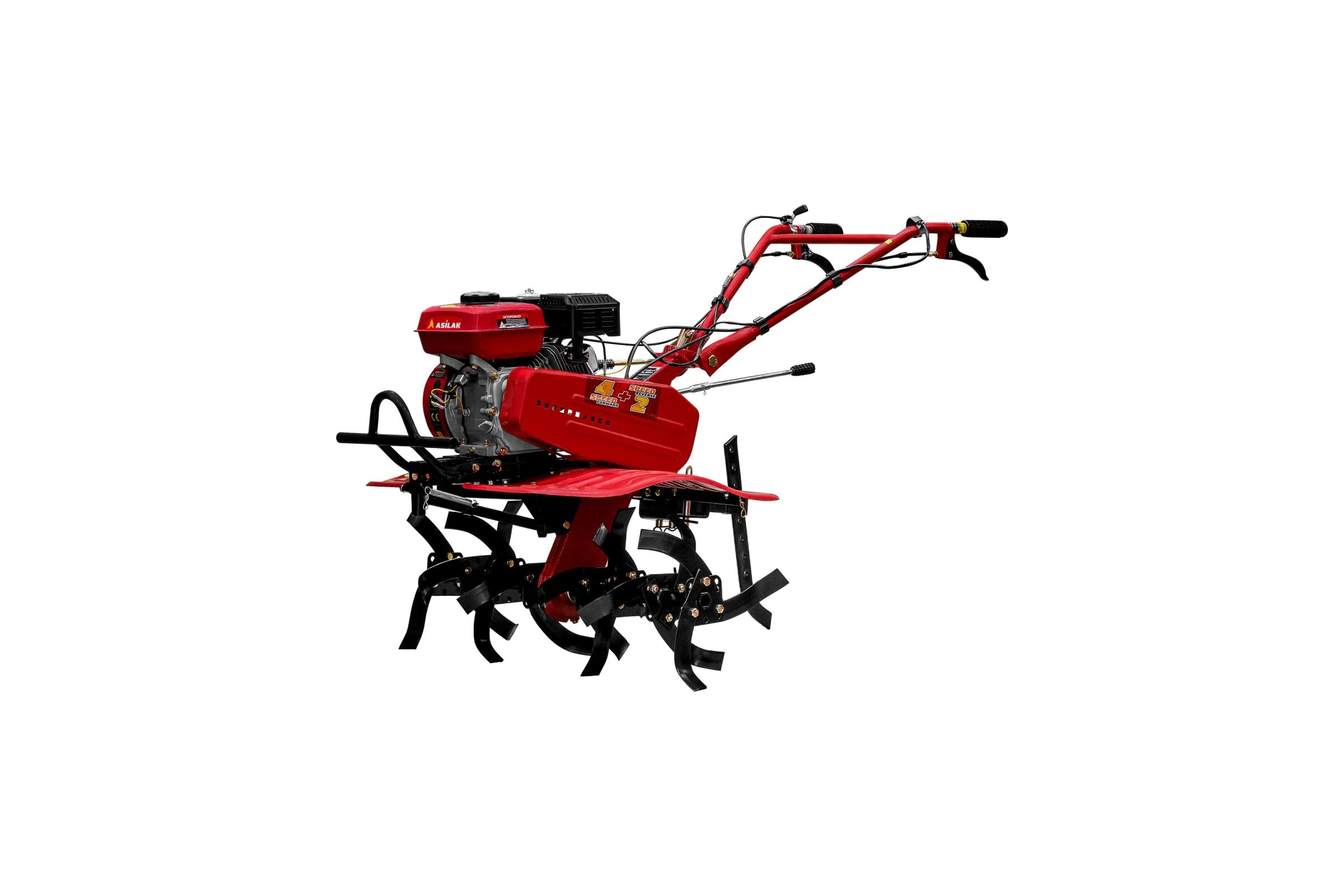 Культиватор бензиновый ASILAK SL-85BL (арт. AS2312-1) колёса 4.00-8 AS2315-1 — фото 3