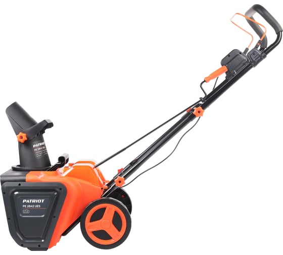 Снегоуборщик аккумуляторный PATRIOT PE 2842 UES 21V MAX*2; 2АКБ 4Ah+З\У 426302330