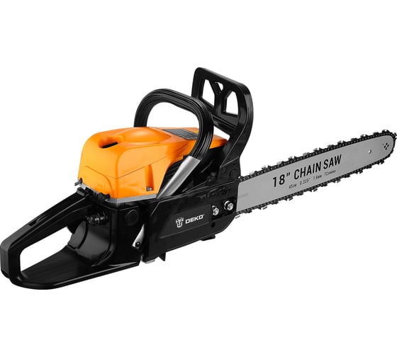 Бензопила DEKO DKCHS 45-18 PLUS, 3,1 л.с., 45 куб.см, 18, в сумке 085-2002