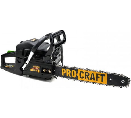 Пила цепная бензиновая Procraft 2,9 л.с., 52 см3, 40 см, 20 м/с (шина + цепь) GS50 1/1