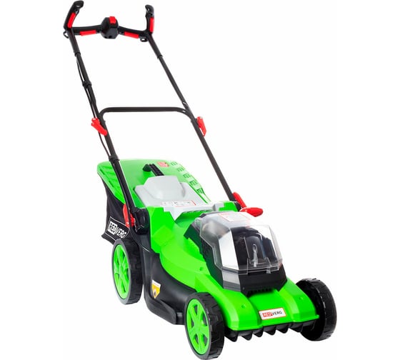 Бесщеточная аккумуляторная газонокосилка REDVERG RD-LM400-36V/BL 6661844