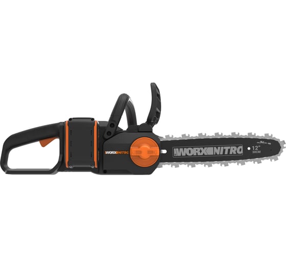 Пила аккумуляторная бесщеточная WORX 20В, 30см, 4 Ач х1, ЗУ 2А, коробка WG350E