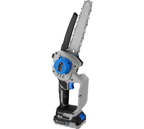 Пила цепная аккумуляторная бесщеточная DEKO DKCHS 20V, 20В, 1x3,0Ач 085-2010