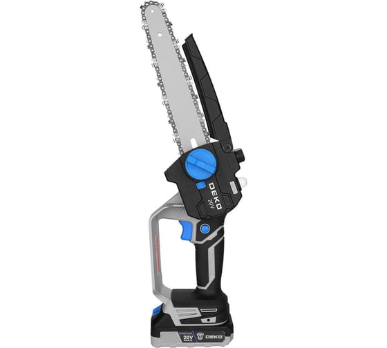 Пила цепная аккумуляторная бесщеточная DEKO DKCHS 20V, 20В, 2x3,0Ач в кейсе 085-2011