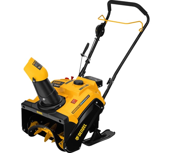 Бензиновая снегоуборочная машина Denzel SB 460 Sled, лыжи ручной старт 97648 1