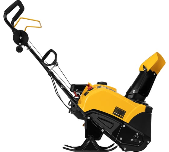 Бензиновая снегоуборочная машина Denzel SB 460 Sled, лыжи ручной старт 97648