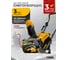 Бензиновая снегоуборочная машина Denzel SB 460 Sled, лыжи ручной старт 97648 2