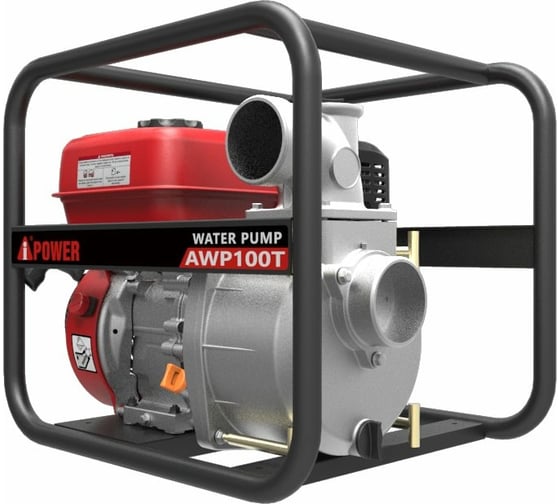 Бензиновая мотопомпа для грязной воды A-iPower AWP100T 30241