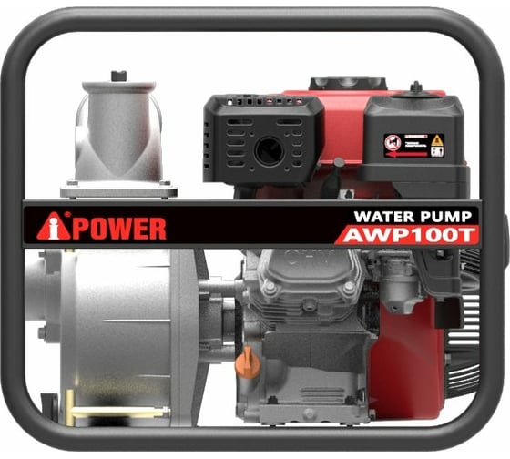 Бензиновая мотопомпа для грязной воды A-iPower AWP100T 30241