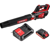 Аккумуляторная воздуходувка WORTEX BB 2018 D ALL1 XLT SET 18 В, 2 Ач акб, максимальный объём 570 м куб/ч 1333739