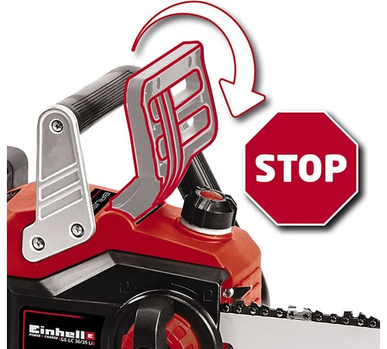 Пила цепная аккумуляторная Einhell PXC GP(GE)-LC 36/35 Li + 2 акк.4,0 + ЗУ двойное Twincharger 3А 4501780SET