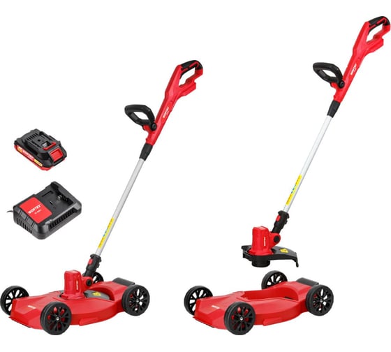 Триммер аккумуляторный WORTEX TB 2818 ALL1 XLT SET 18В, шир.скаш.300 мм, авт.головка, леска 1.6 мм 1334833